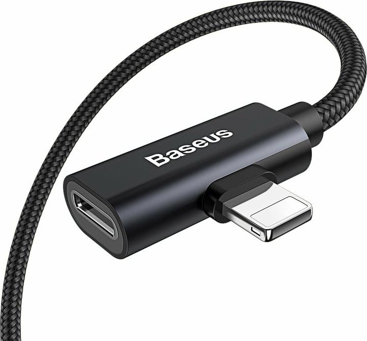 Produktbild Baseus 2-in-1 Lightning auf 3.5mm Audio Adapter (USB-A, Lightning)