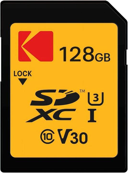 Emtec Kodak SDXC Card Class 10 (128 GB, SDXC, U3, UHS-I)