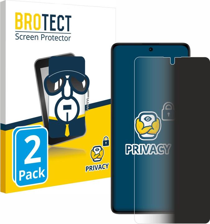 Actual product image BROTECT Anti-spy privacy film Blue light protection film (2 Piece, Xiaomi Redmi Note 13 5G)