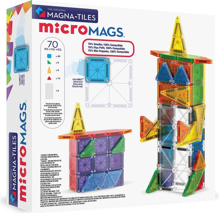 Actual product image Magna-Tiles Micro Mags