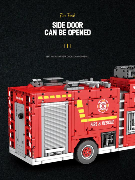 Produktbild ReoBrix Fire Truck Fire Rescue w. Watertank - Tanklöschfahrzeug