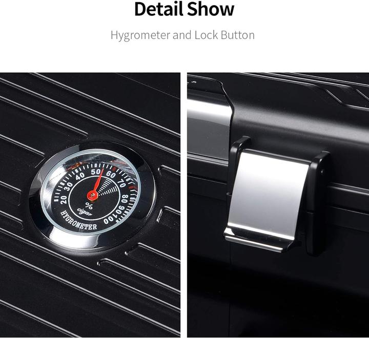 Produktbild Cigarloong Reise-Zigarren-Etui, Rot (10)