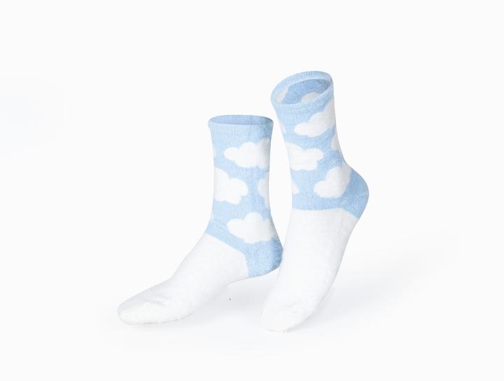 Actual product image Eat My Socks Socks, Fluffy Cloud (Single pack, One size)