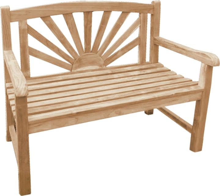 Garden Pleasure Panchina da giardino Marisa 940291 legno marrone 110.0 cm