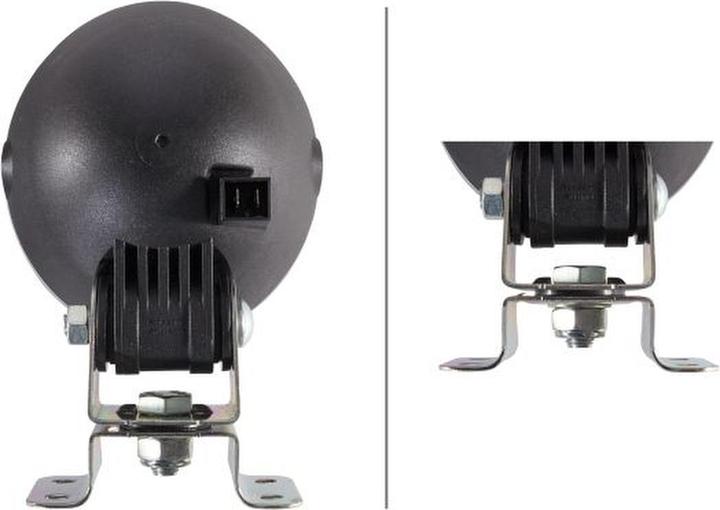 Actual product image Hella Halogen worklights Mega Beam wide-ranging illumination