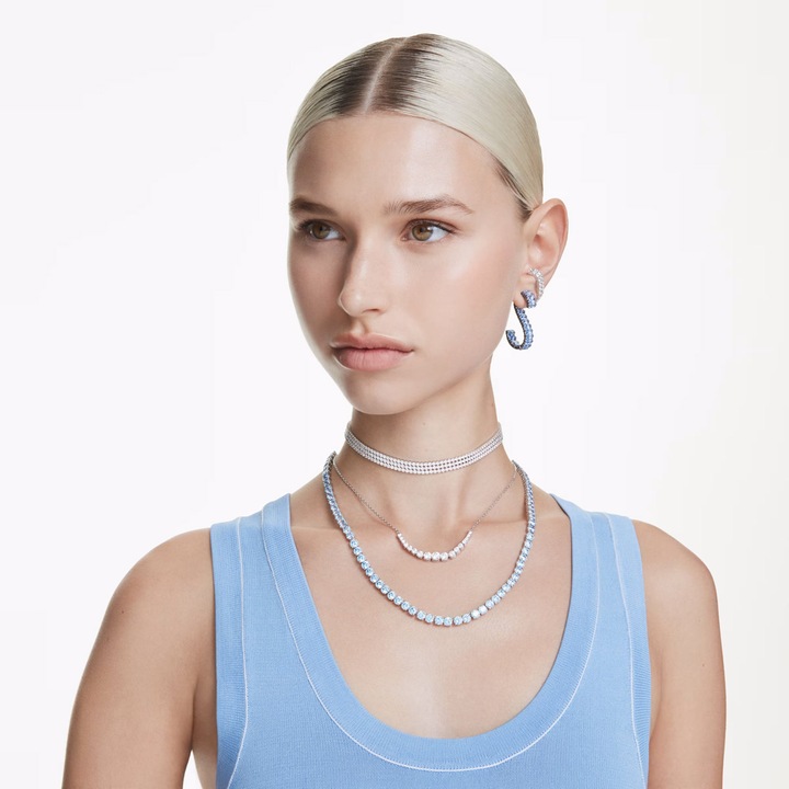 Produktbild Swarovski Matrix Tennis Choker Rundschliff Weiss (Swarovski Metall)