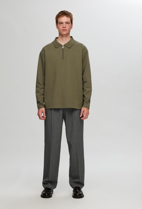 Image du produit Selected Homme Sweat-shirt à manches longues avec fermeture éclair (S)