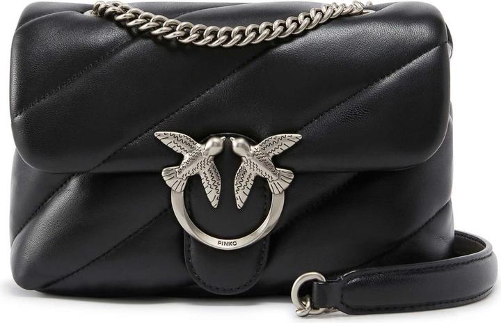 Actual product image Pinko Love Shoulder Bag Leather 21 cm