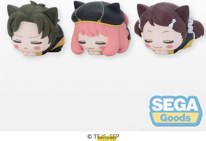 Actual product image Sega Spy x Family statuette PVC Ohiruneko PM Damian, Anya or Becky Vol.2 4.5 cm