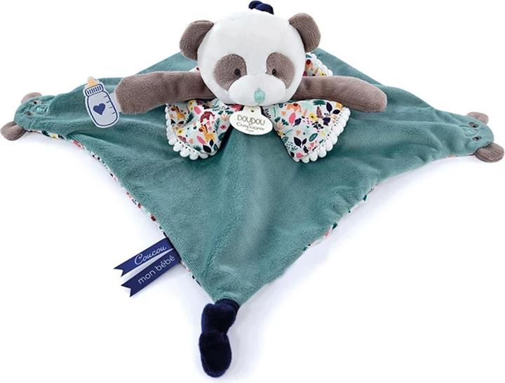 Immagine prodotto Doudou et Compagnie Panda di stoffa da coccolare con pupazzo da dito 30 cm