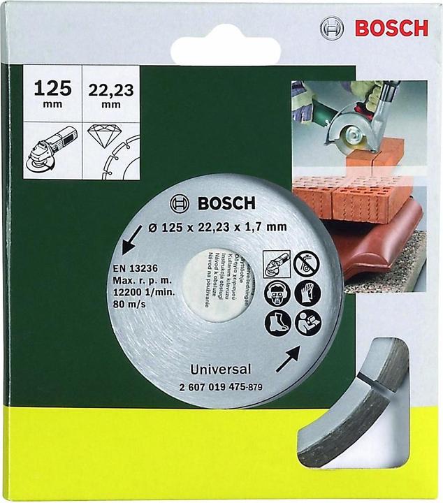 Produktbild Bosch Zubehör Diamanttrennscheibe für Baumaterial, Ø 125 mm