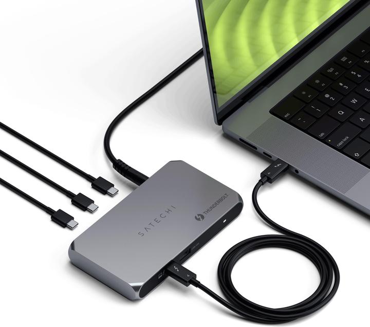 Produktbild Satechi ST-HT4SHM-EU (Thunderbolt, 4 Ports)