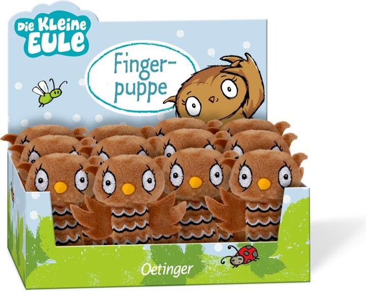 Die kleine Eule. Fingerpuppe, 12 Stück