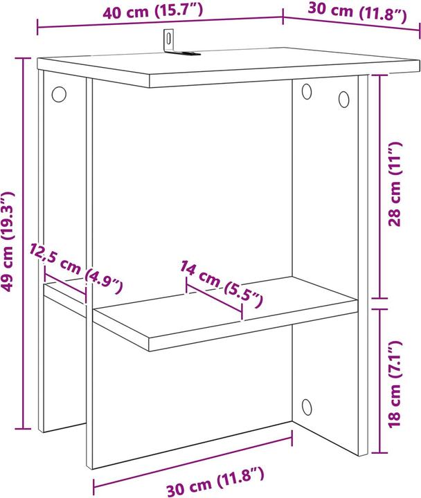 Image du produit vidaXL Couchtisch