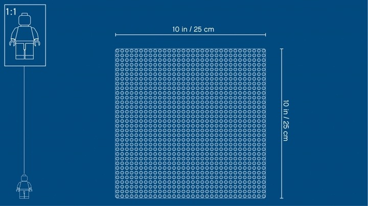 Produktbild LEGO Blaue Bauplatte (10714, LEGO Classic)