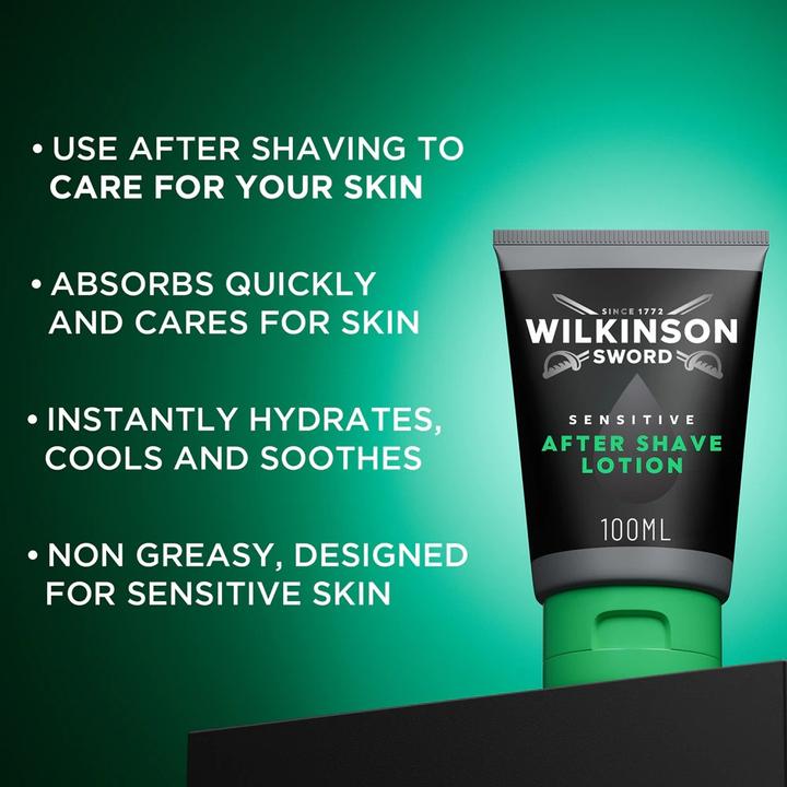 Produktbild Wilkinson After Shave Lotion Sensitive - 100 Ml (Aftershave Lotion, 100 ml)