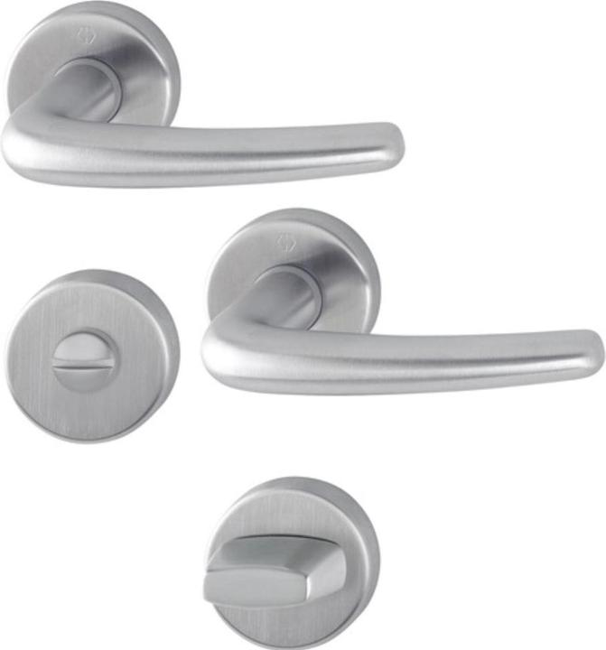 Actual product image Hoppe Rosetten-Drückergarnitur F69 Bad SK/OL (Door handle)
