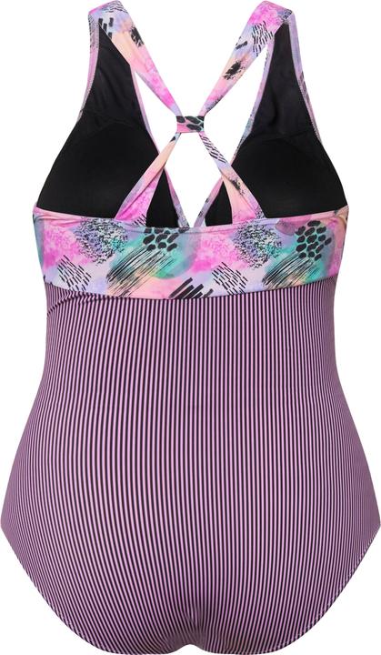 Produktbild Ulla Popken Badeanzug, Wickeloptik, Neckholder-Optik, Softcups (56)