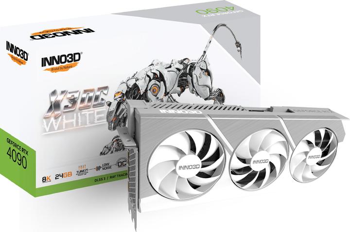 Produktbild Inno3D GeForce RTX 4090 X3 OC White (24 GB)