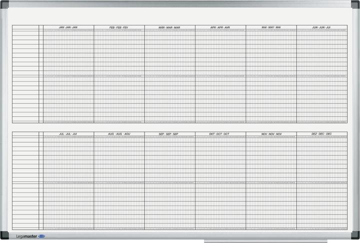 Actual product image Legamaster Magnetic whiteboard project planner, 60 cm x 90 cm (90 x 60 cm)