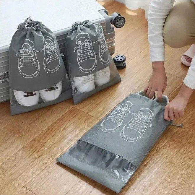 Produktbild MU Style Asjon Series Reise Schuhbeutel 5er Set Grösse M