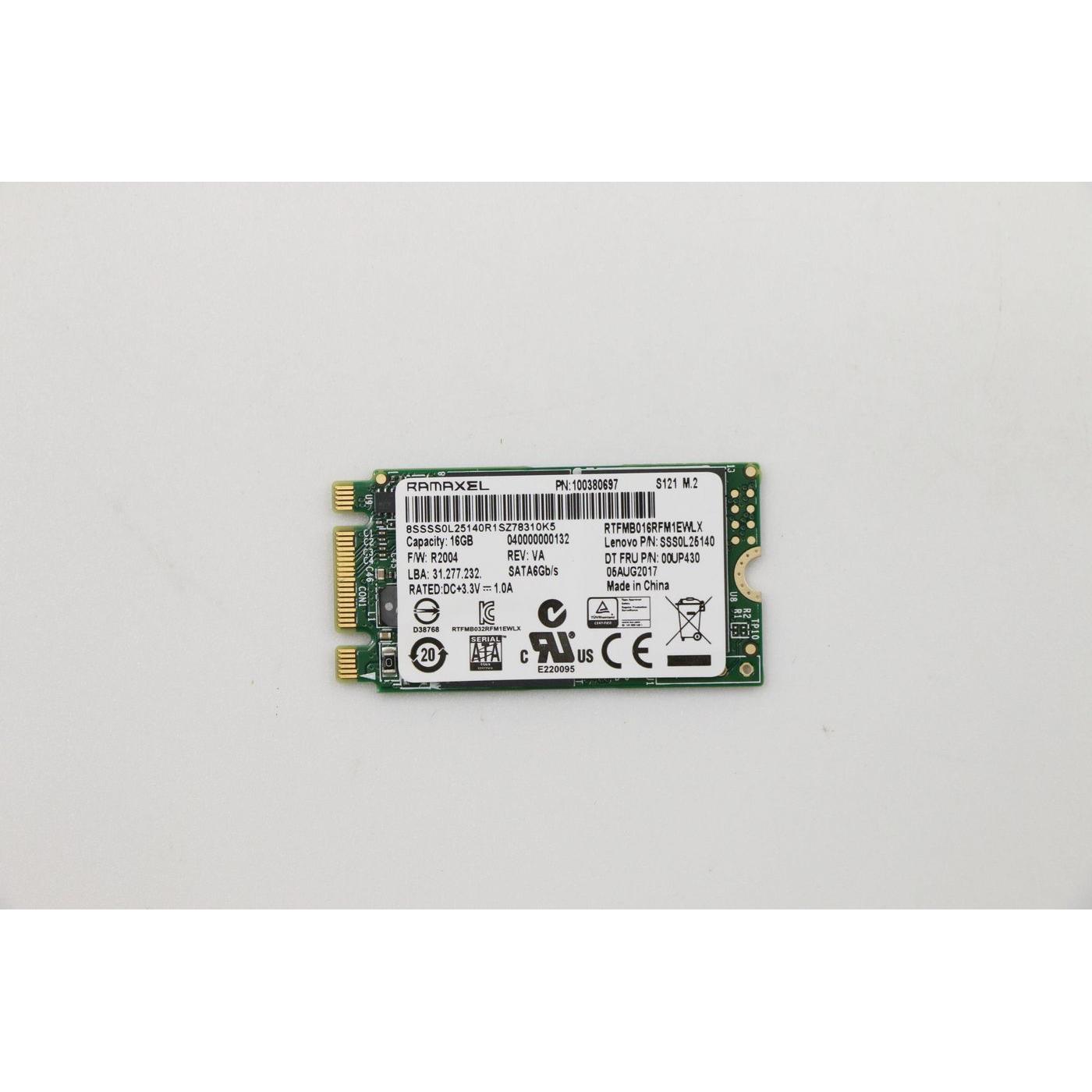 Lenovo SSD ASM 16G M.2 2242 SATA6G RA (16 GB, M.2 2242), SSD