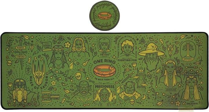 Produktbild Fanattik Herr der Ringe Schreibtischunterlage & Untersetzer