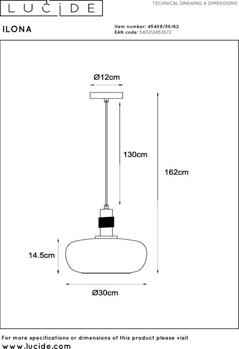 Produktbild Lucide Ilona (E27)