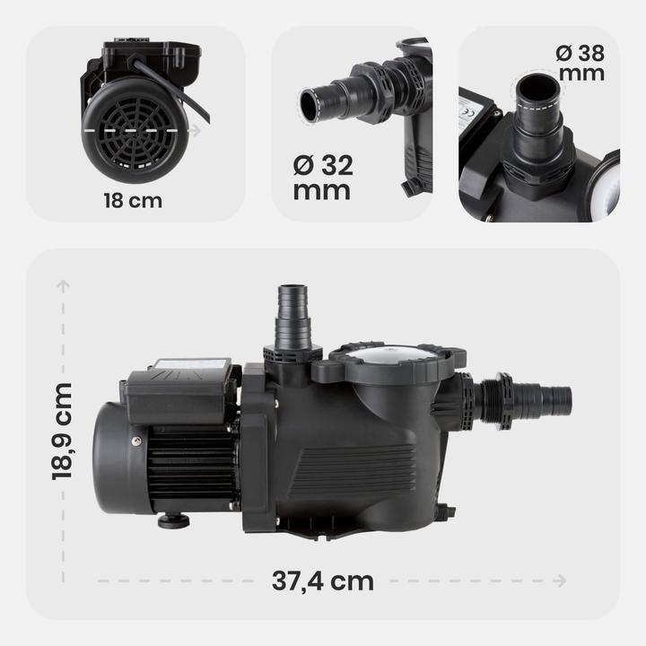 Produktbild Arebos Schwimmbadpumpe