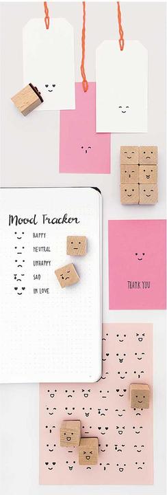 Actual product image Rico Design Motif stamp set Smile Smiley