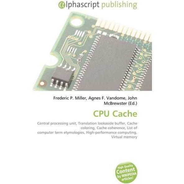 CPU Cache, Fachbücher von Agnes F. Vandome, Frederic P. Miller, John McBrewster