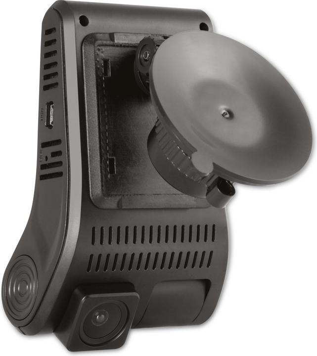 Produktbild Technaxx FullHD Dual Dashcam "TX-185" (GPS-Empfänger, Eingebaute Anzeige, Eingebautes Display, Eingebautes Mikrofon, Akku, Nachtsicht, Beschleunigungssensor, WLAN, Full HD)