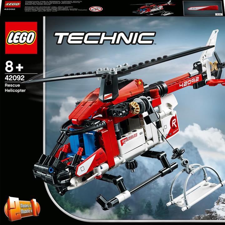 Produktbild LEGO Rettungshubschrauber (42092, LEGO Technic)