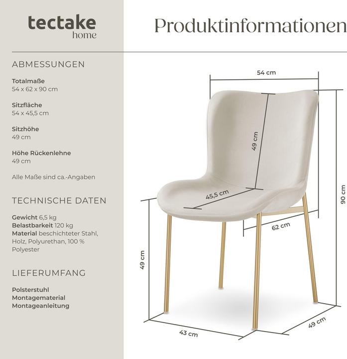 Image du produit tectake Tessa