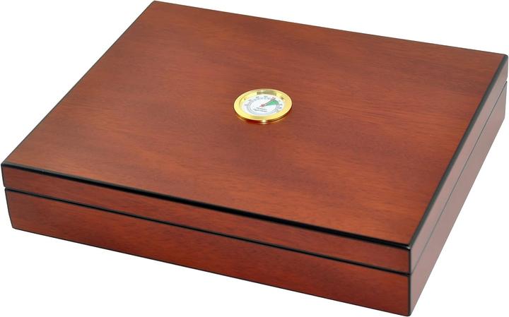 Actual product image Eitida Handmade cigar box, macassar brown (20)