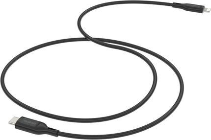 Actual product image Zagg Mophie Essentials Lightning to USB-C Cable 1m - Black (1 m, USB 2.0)