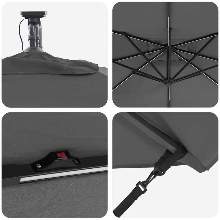 Actual product image vidaXL Cantilever Parasol (2.49 m)