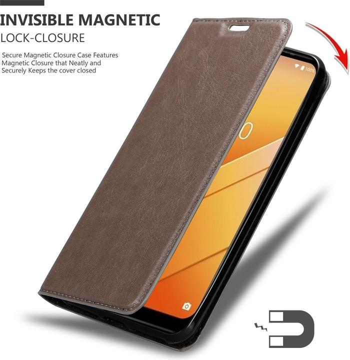 Productafbeelding Cadorabo Boek Onzichtbare Magneethoes (Wiko Y81)
