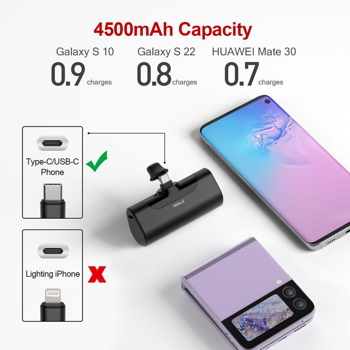Immagine prodotto iWalk LinkPod 4 BLA-A (4500 mAh, 18 W, 18 Wh)