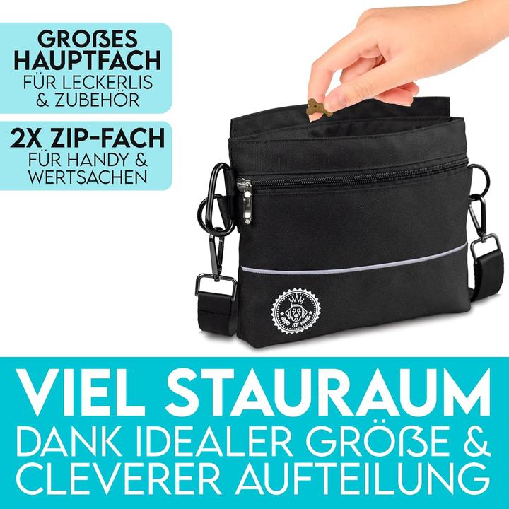 Immagine prodotto Hund ist König Leckerlietasche für Hunde mit Magnet-Verschluss