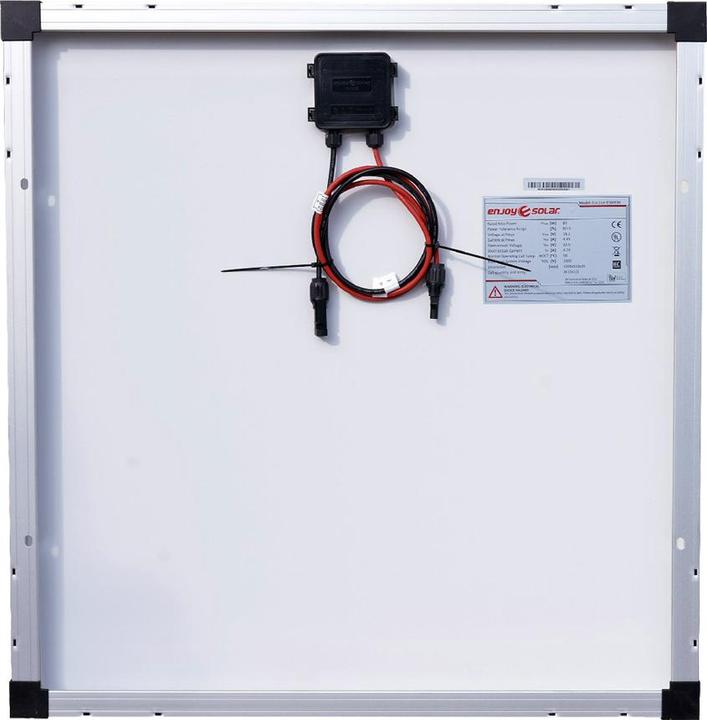 Actual product image Enjoy solar Monocrystalline solar module 80W/12V (80 W, 5 kg)