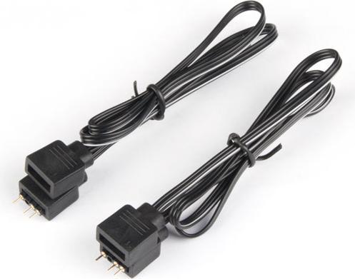 Actual product image Silverstone Technology SST-LS04 - Premium ARGB LED Light Strip, 45 cm with 40x 2020 ARGB L on both sides (RGB)