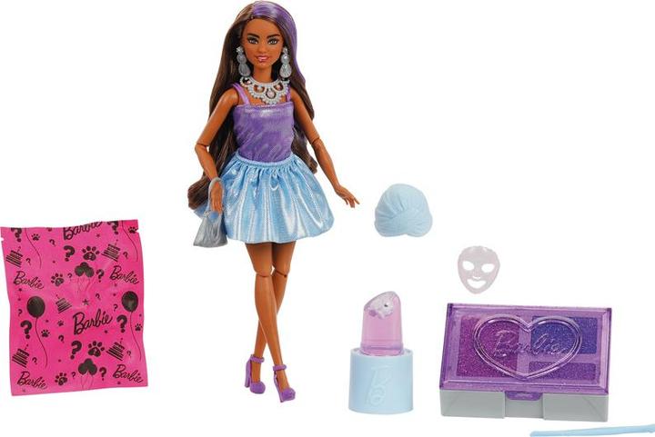 Immagine prodotto Barbie Bambola Glam Party Unboxed Viola Petite