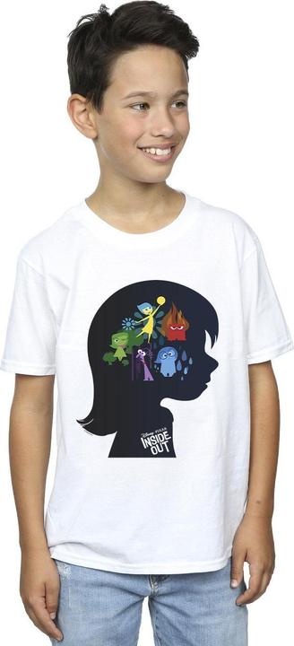 Actual product image Disney Boys Inside Out Head Silhouette T-Shirt (104)