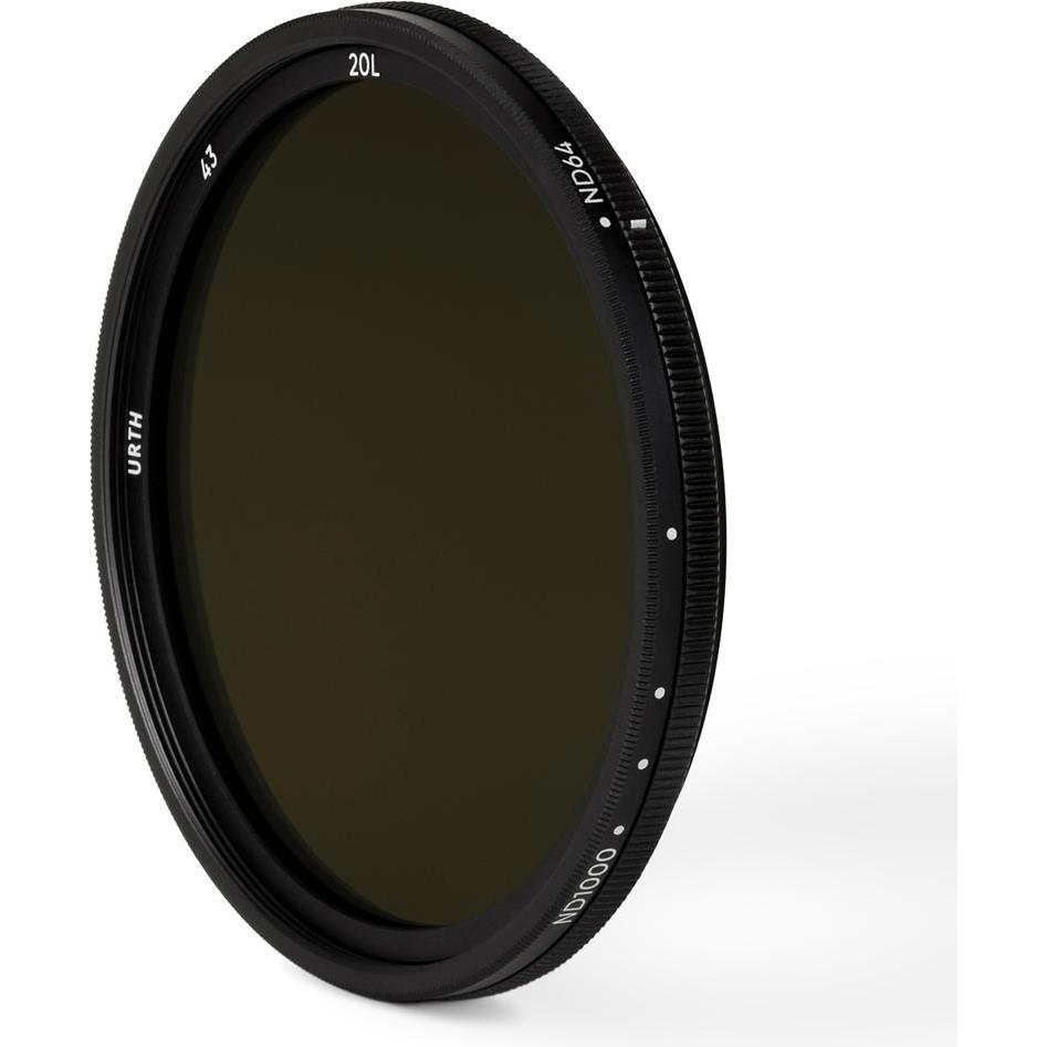 Thumbnail - Urth 43mm ND64 1000 (6 10 Stop) Variable ND Lens Filter (Plus+) (ND- / Graufilter, 43 mm), Objektivfilter