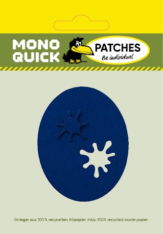 Actual product image Mono Quick Flicken 2teilig Blau Splash (2 x)