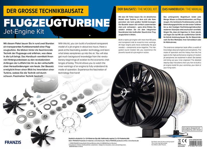 Produktbild Franzis Flugzeug-turbine