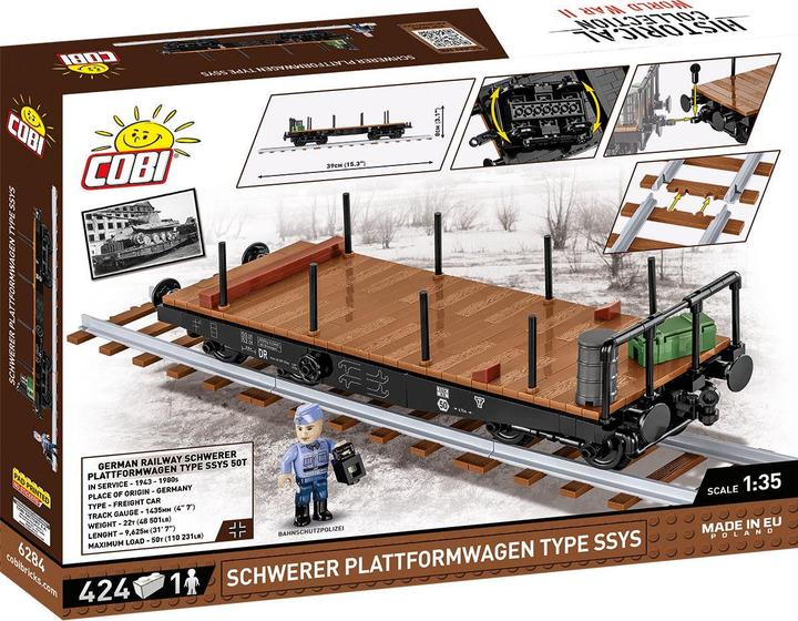Produktbild Cobi Schwerer Plattformwagen Typ SSY