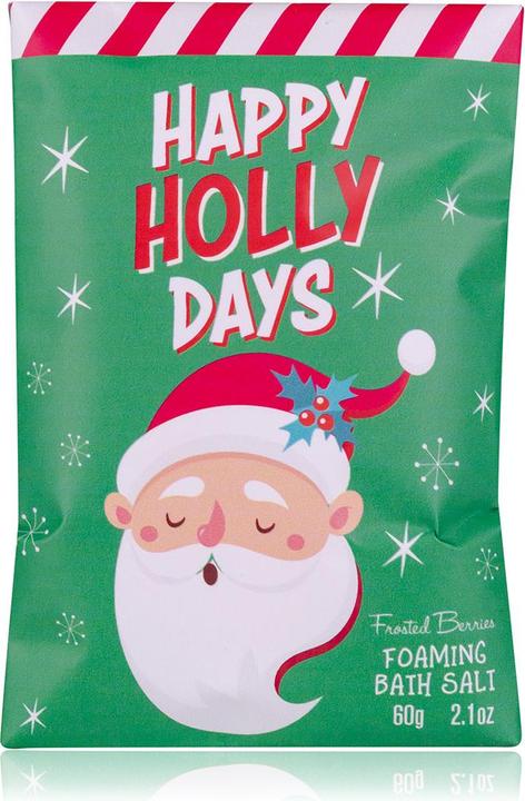 Image du produit Accentra Sel de bain SANTA & CO en sachet papier, 60g, parfum : Frosted Berries, couleur : bleu/rouge/vert (Sel de bain)