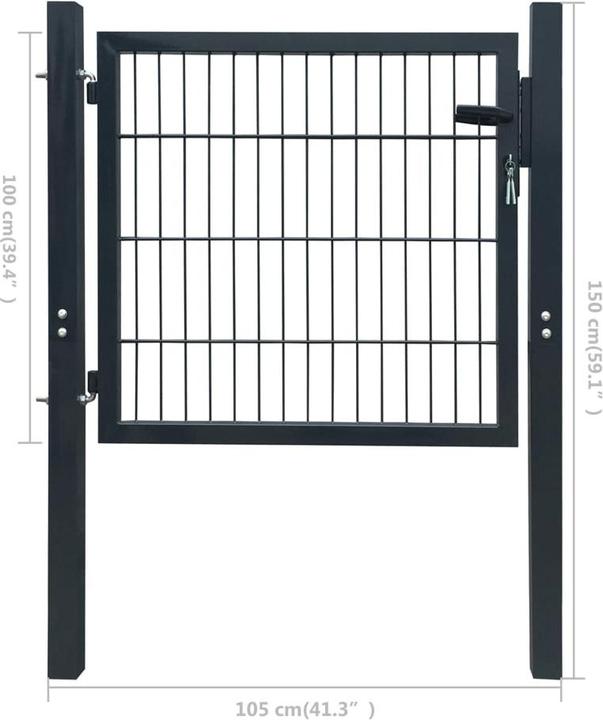 Produktbild vidaXL Zauntor